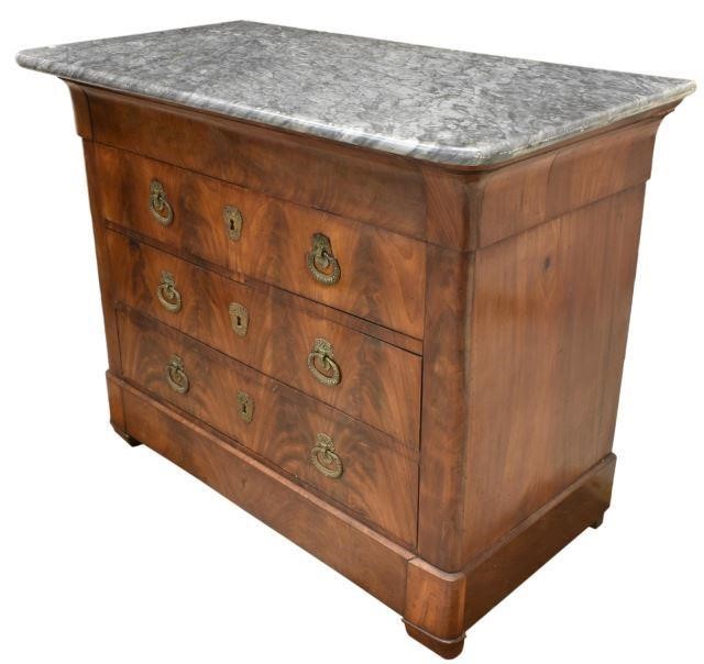 FRENCH LOUIS PHILIPPE MARBLE TOP 3bf988