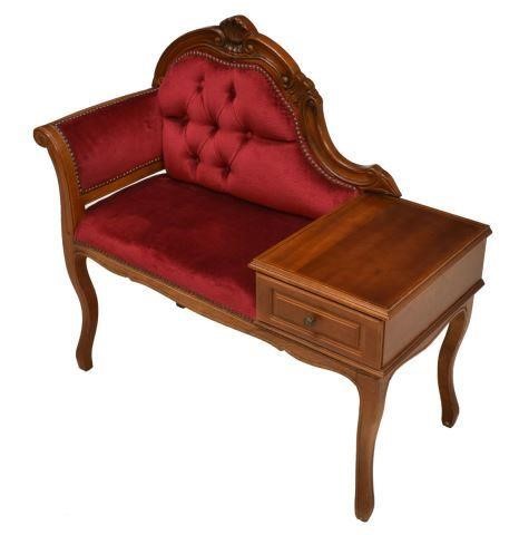 LOUIS XV STYLE TELEPHONE BENCH