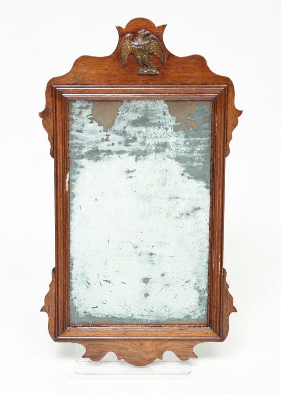 AMERICAN CHIPPENDALE SCROLL MIRROR  3bfa4d