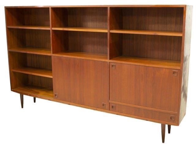 DANISH MID-CENTURY MODERN TEAK BOOKCASEDanish