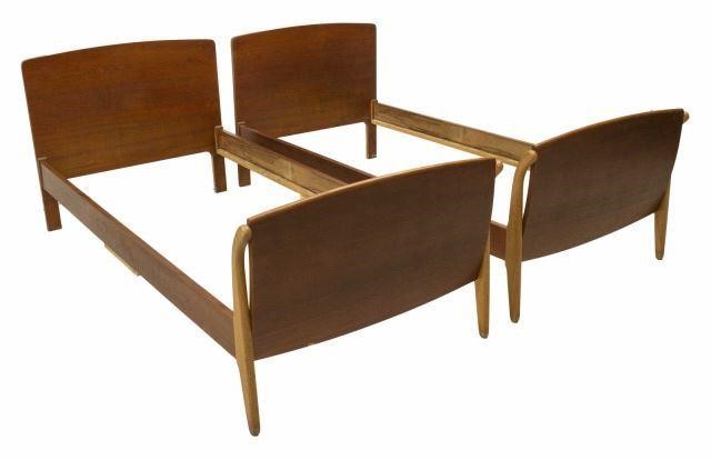  2 DANISH MID CENTURY MODERN TEAK 3bfb05