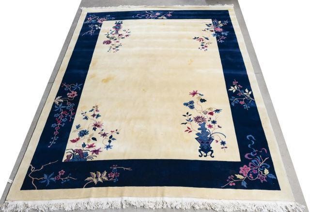 MONUMENTAL CHINESE ART DECO RUG  3bfb09