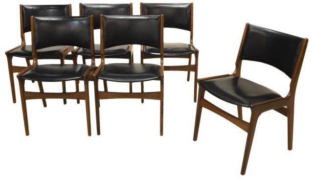  6 DANISH MID CENTURY MODERN DINING 3bfb55