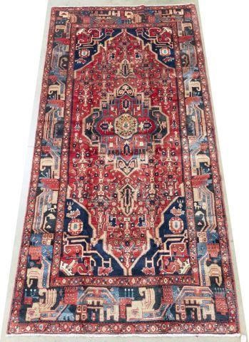 HAND-TIED PERSIAN SERAPI RUG, 11'