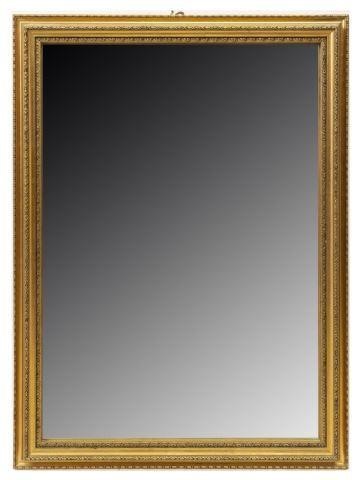 FRENCH GILT FRAMED WALL MIRROR  3bfbbe