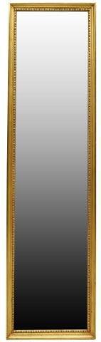 FRENCH PAINTED GILTWOOD WALL MIRROR  3bfbbf