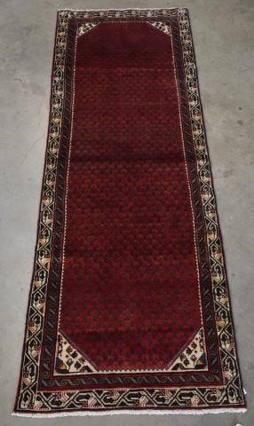 HAND TIED PERSIAN HAMADAN RUNNER  3bfbd7