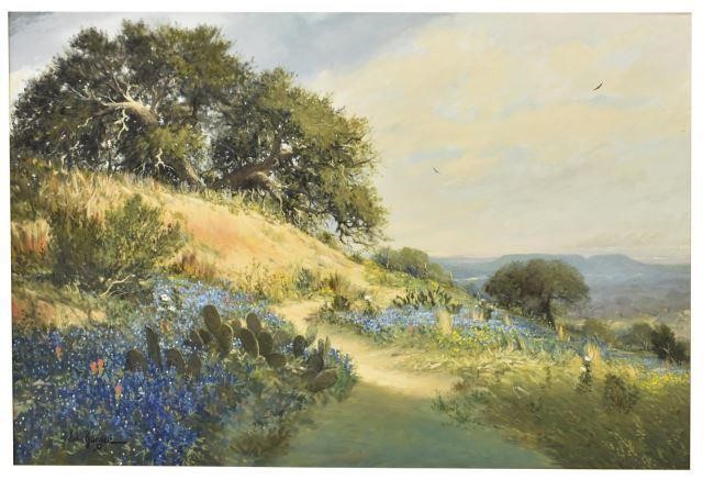 JOHN BARGER (B.1953) BLUEBONNET