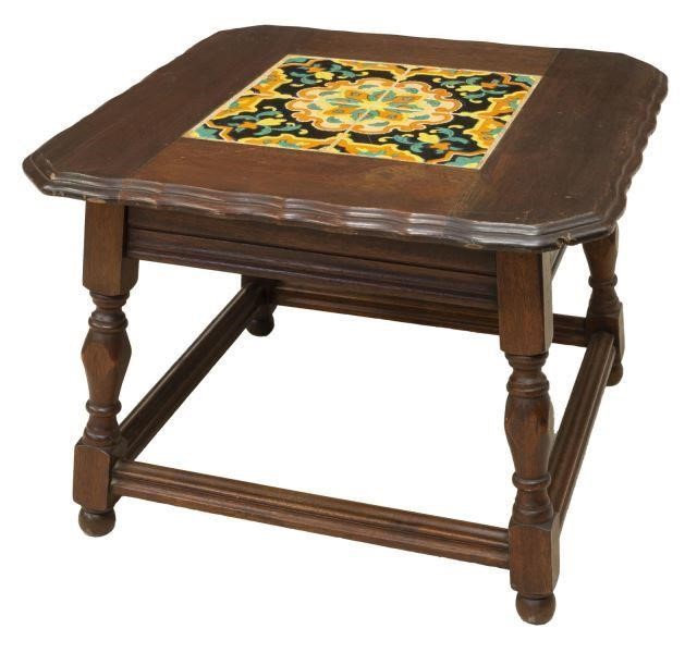 CALIFORNIA MISSION OAK TILE TOP 3bfc35