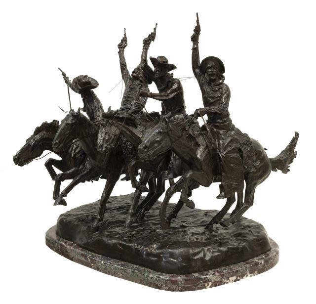 LARGE WESTERN BRONZE AFTER FREDERIC