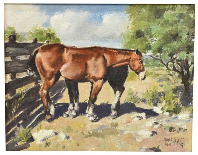 JAMES BOREN (TX, 1921-1990) HORSES