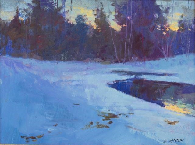 DAN MCCAW B 1942 WINTER FOREST 3bfc77