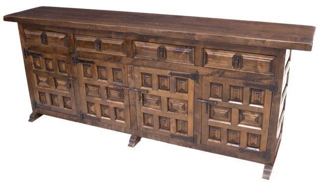 VINTAGE SPANISH TOLEDO WALNUT SIDEBOARDVintage 3bfc81