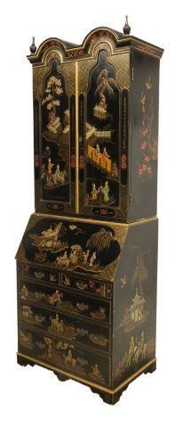 QUEEN ANNE STYLE CHINOISERIE SECRETARY 3bfd11