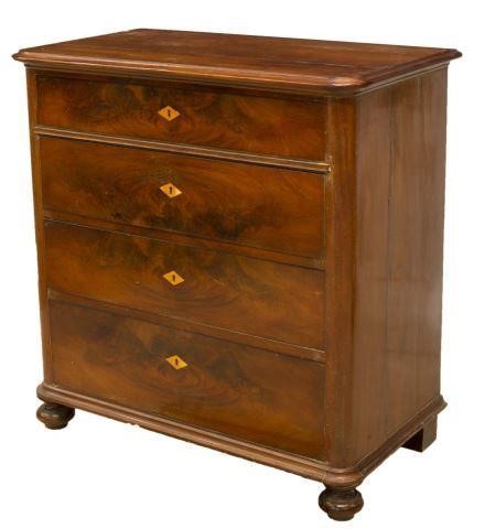 CONTINENTAL MAHOGANY FOUR DRAWER 3bfd14