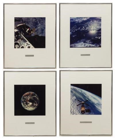 (4) PHOTOGRAPHIC PRINTS OF SPACE