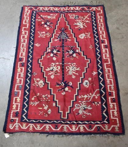 SERBIAN KILIM RUG 5 3 X 3 9 Serbian 3bfd7b