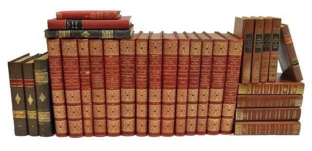  29 FRENCH LIBRARY SHELF BOOKS lot 3bfd82