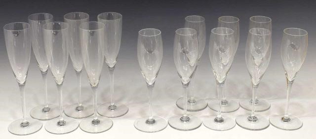 (14) BACCARAT CRYSTAL CHAMPAGNE