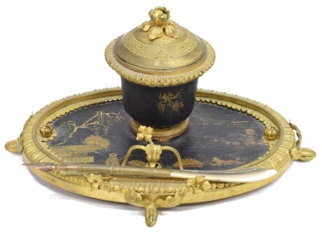 ANTIQUE FRENCH PARCEL GILT CHINOISERIE 3bfd99