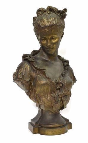 BUST OF A YOUNG WOMAN BRONZE AFTER 3bfd95