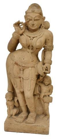 SALABHANJIKA HINDU SANDSTONE SCULPTURE  3bfda8