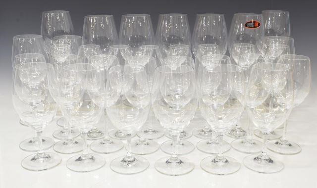 (32) RIEDEL COLORLESS GLASS STEMWARE