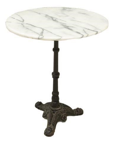 FRENCH PARISIAN MARBLE TOP CAST 3bfddd