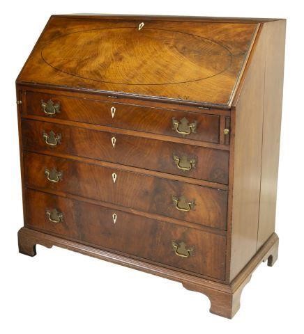 ENGLISH GEORGIAN SLANT-FRONT BUREAU