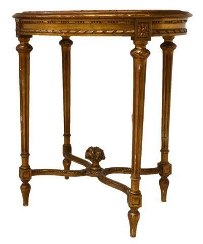 FRENCH LOUIS XVI STYLE MARBLE TOP 3bfe39