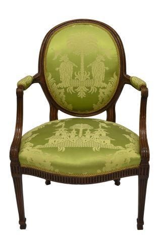 LOUIS XVI STYLE FAUTEUIL CHINOISERIE 3bfe3b