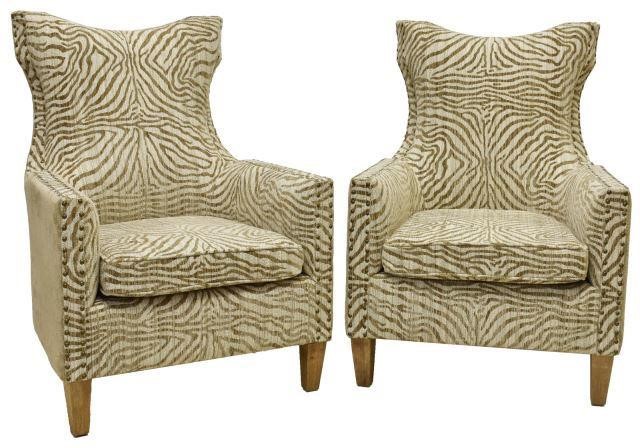 (2) NEW UTTERMOST KIANGO ARM CHAIRS(pair)