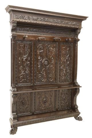 ITALIAN RENAISSANCE REVIVAL WALNUT