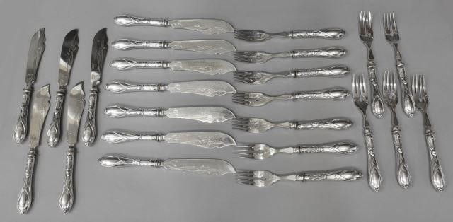 (24) GERMAN JUGENDSTIL 800 SILVER