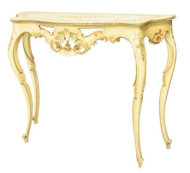 ITALIAN LOUIS XV STYLE PAINTED 3bfebe