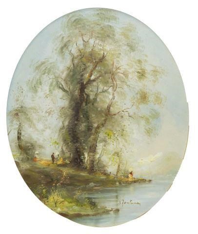 ROCOCO STYLE WATERFRONT LANDSCAPE 3bfee0
