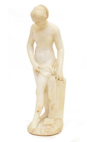 FRENCH ALABASTER 'LA BAIGNEUSE'