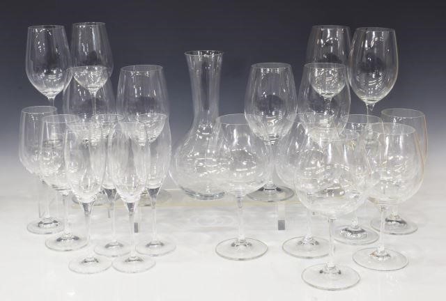 (21) COLLECTION OF RIEDEL GLASS STEMWARE(lot