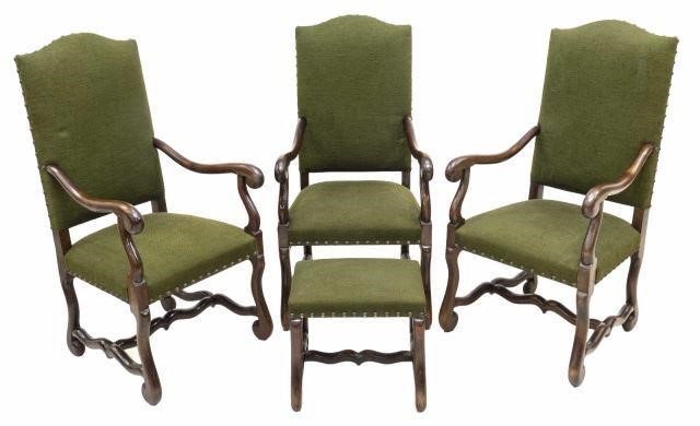  4 FRENCH LOUIS XIV STYLE FAUTEUILS 3c0030