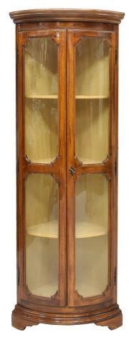 ITALIAN GLAZED DOOR BOW FRONT CORNER