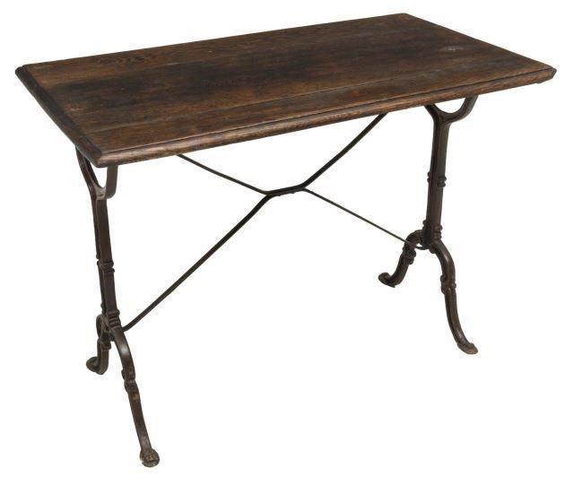 FRENCH PARISIAN OAK TOP CAST IRON 3c00a0