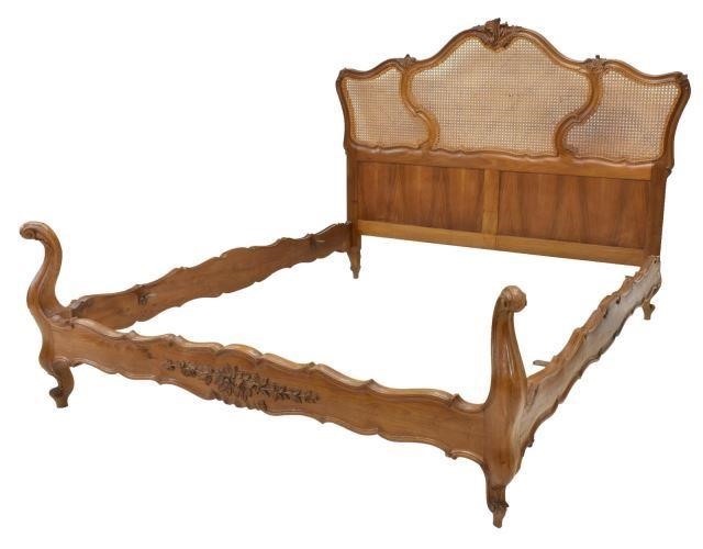 ITALIAN LOUIS XV STYLE CARVED WALNUT