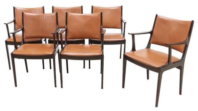  6 DANISH MID CENTURY MODERN ARM 3c015a