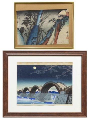  2 JAPANESE UKIYO E TOMIKICHIRO 3c01b0