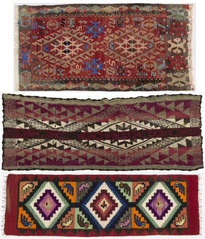  3 COLLECTION OF HAND TIED TEXTILES lot 3c020b