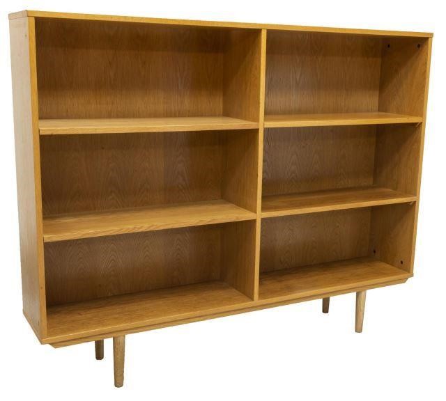 DANISH MID-CENTURY MODERN OAK BOOKCASEDanish