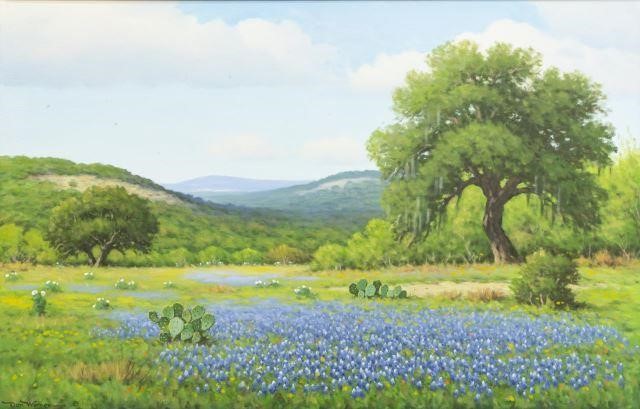 DON WARREN 1935 2006 TEXAS BLUEBONNETS 3c0241