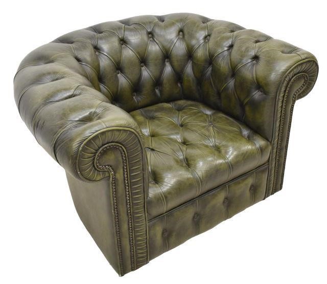 CHESTERFIELD BUTTONED LEATHER ARMCHAIRChesterfield 3c027c