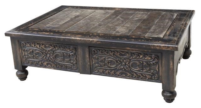 BAROQUE STYLE PLANK TOP CARVED 3c027d