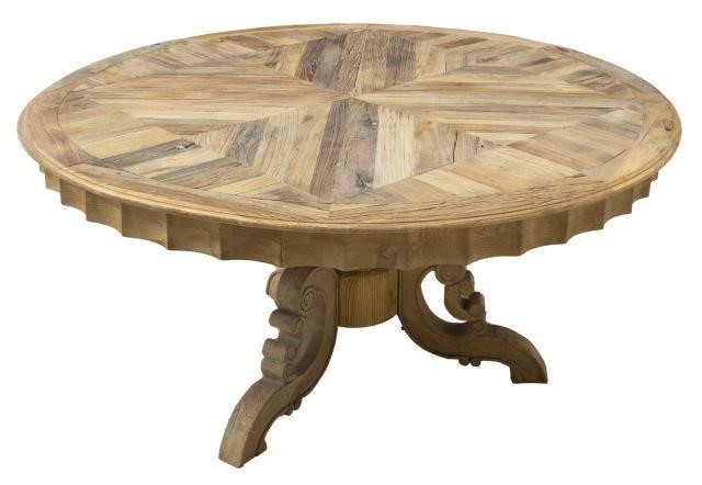 LARGE RECLAIMED MIXED WOOD ROUND 3c0291